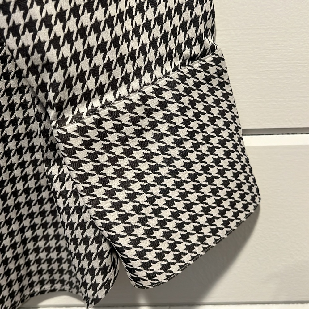 Chico’s houndstooth blouse, size -3 - Picture 6 of 11